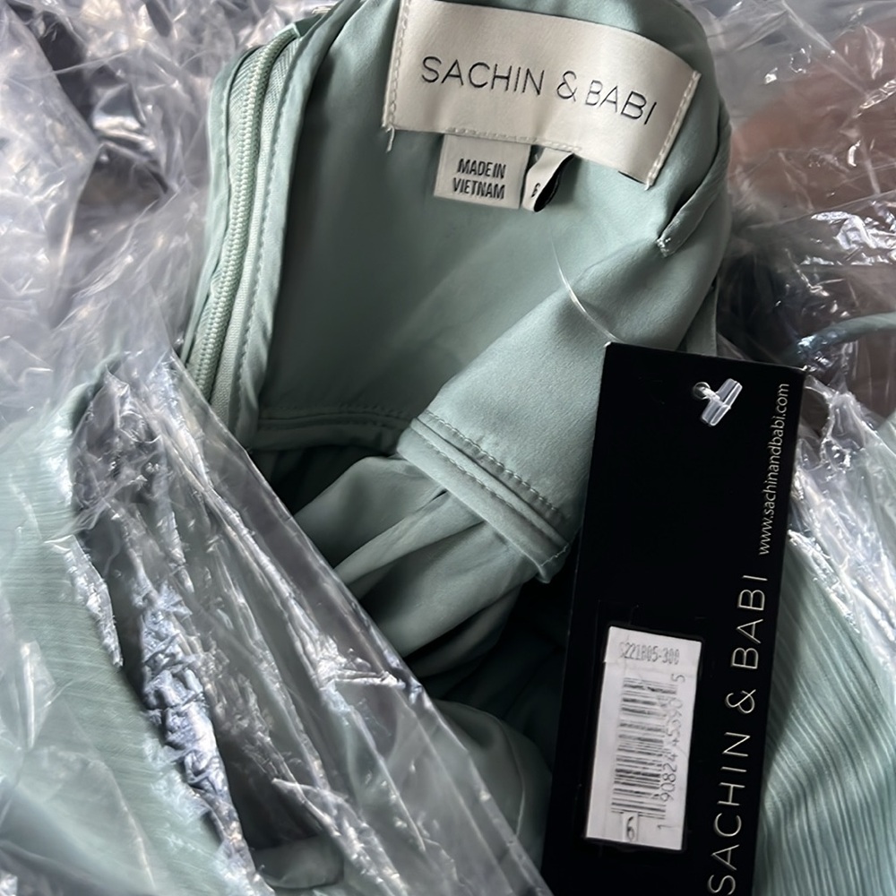 NWT | Sachin & Babi Women's Blue Jessica Gown | Size 6 - Picture 8 of 9